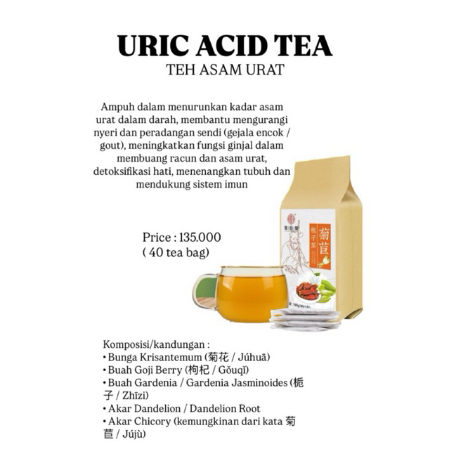 

TEH ASAM URAT PENANG / URIC ACID TEA PENANG