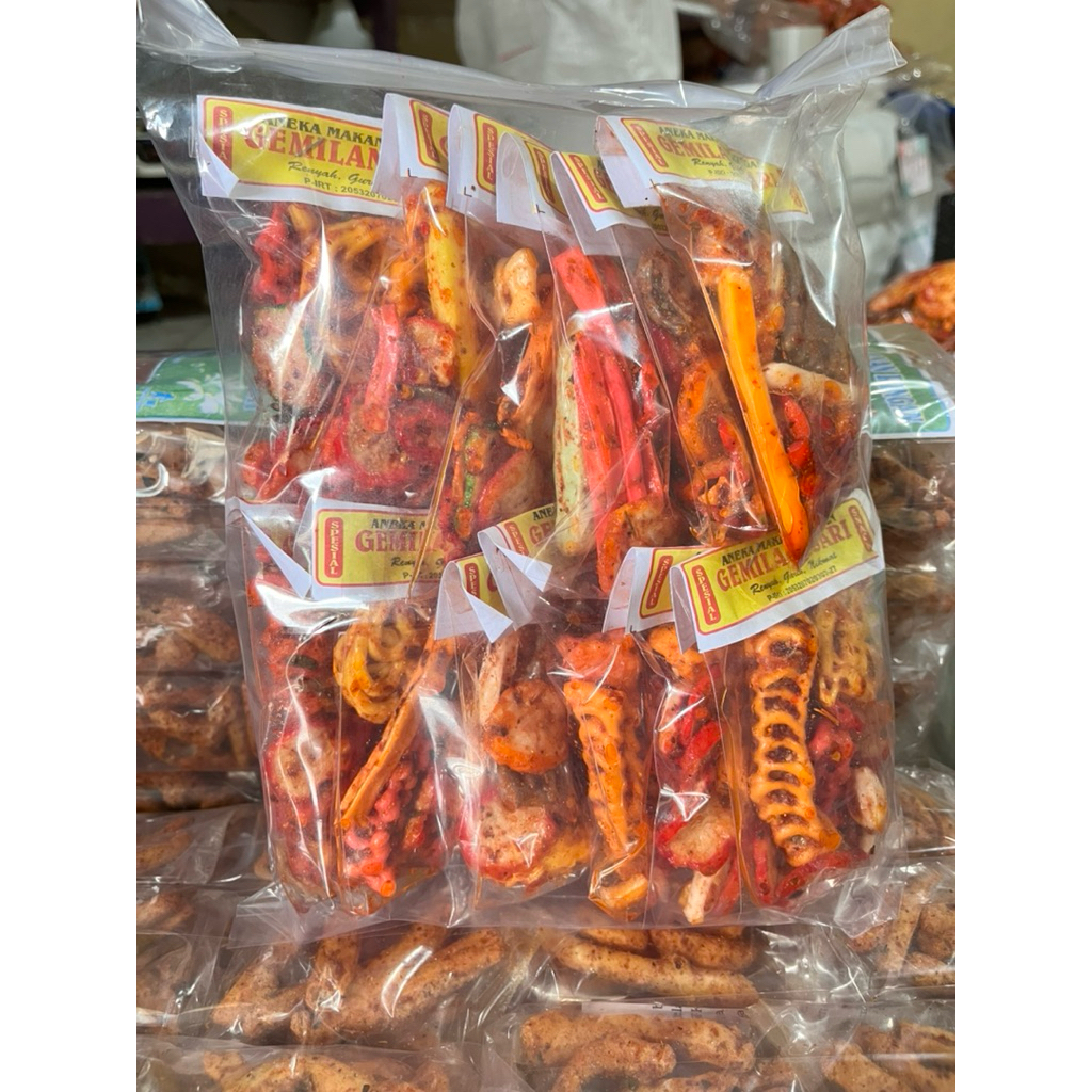 

SEBLAK MIX KEMASAN 1000 isi 12pcs { gemilang sari}