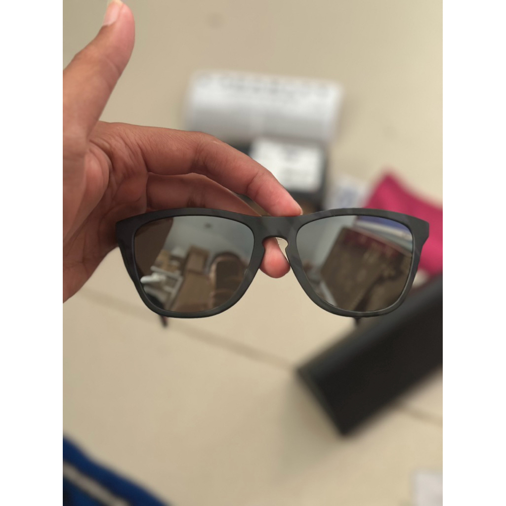 Oakley KacaMata/Sunglass Frogskins OO 9245-65 Black Camo Prizm Second