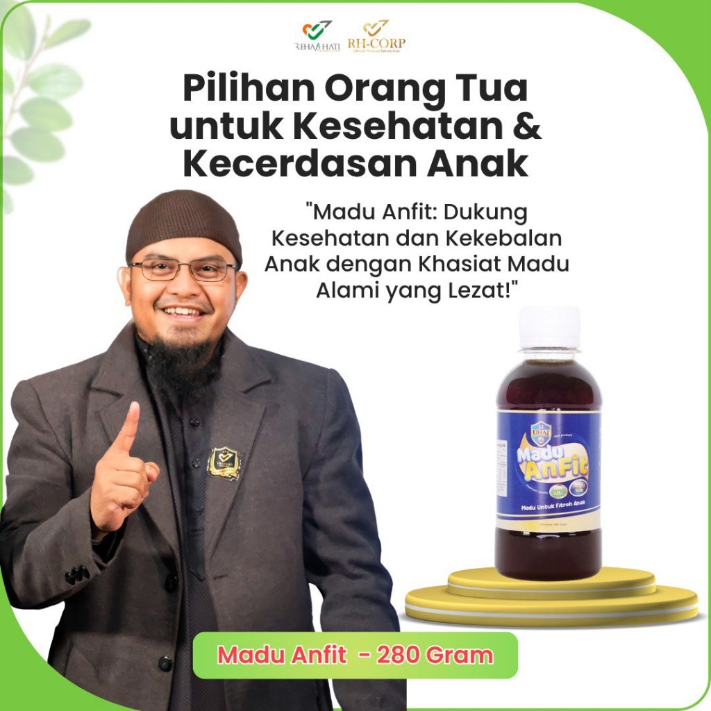 

Madu ANFIT – Madu Fitrah Anak Suplemen Madu Khusus untuk Anak, Penambah Multivitamin dan Nutrisi Otak