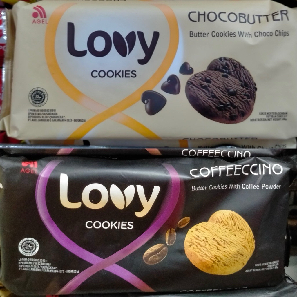 

Lovy Cookies All Varian Coffeccino chocobutter 80gr