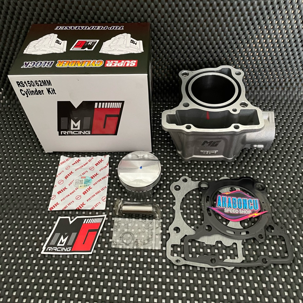 BLOK BORE UP SONIC 150R SUPRA GTR CBR 150R K56 CB 150R K56 SIZE 62MM 63MM MG RACING