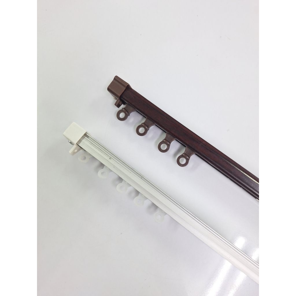 Rel Aluminium Gorden Fullset / Rel Kotak Gorden/ Rel Vitrase