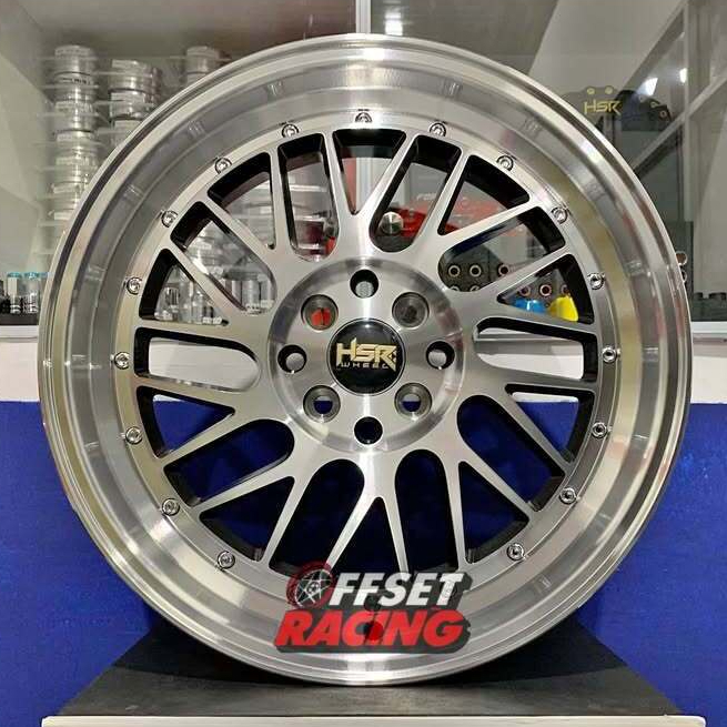 Velg Racing R17 Mobil Jazz Swift Mobilio Livina Velg Mobil HSR PADDOCK Ring 17 Lubang 4