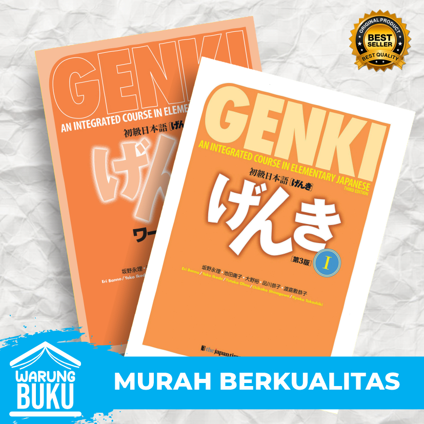 

GENKI volume 1 textbook + workbook full color