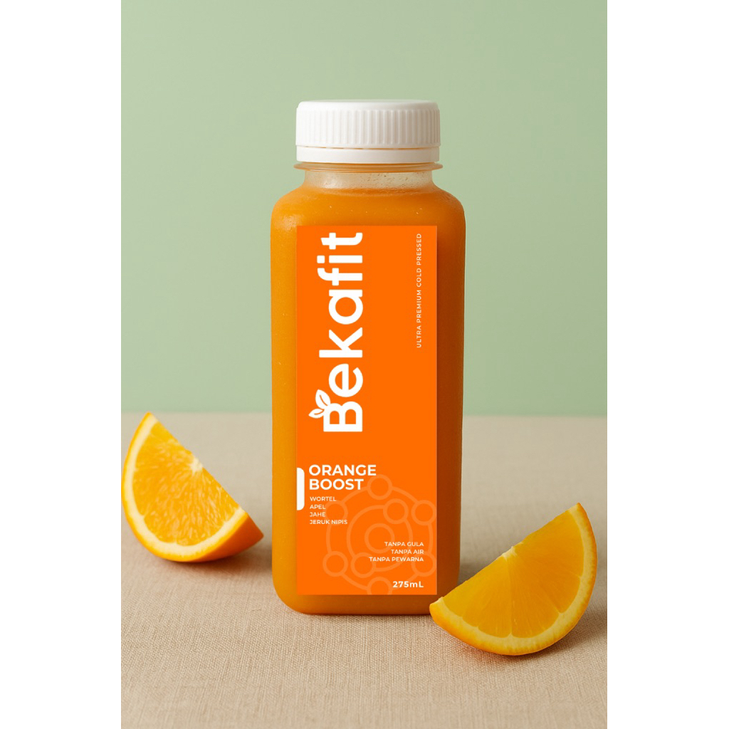 

Bekafit Orange Boost Cold Pressed Juice - Jus Sehat Alami