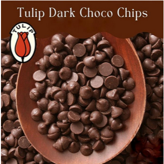 

Tulip Chocochips Dark Repack 500gr Dan 1kg / Chocochips Dark Tulip