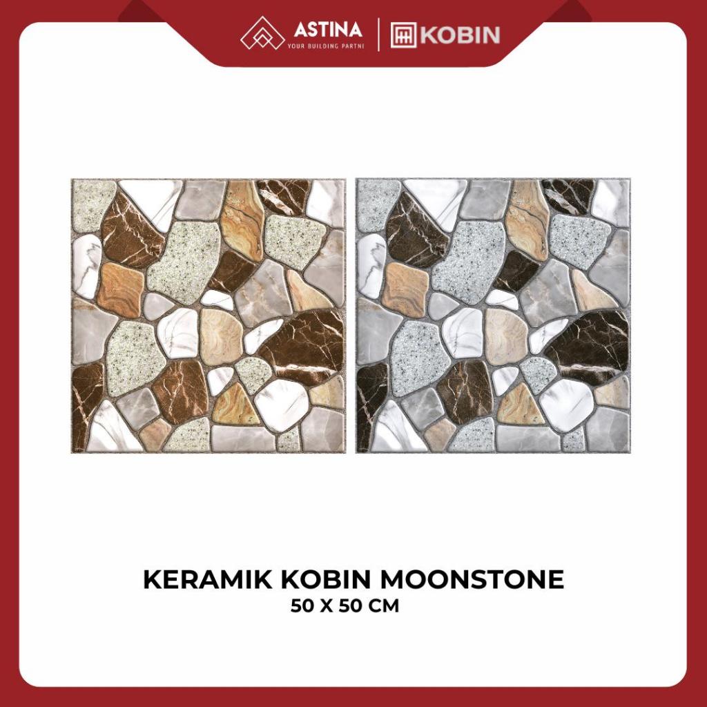 KOBIN MOONSTONE  KERAMIK LANTAI 50X50 KW A / KERAMIK MOTIF BATU