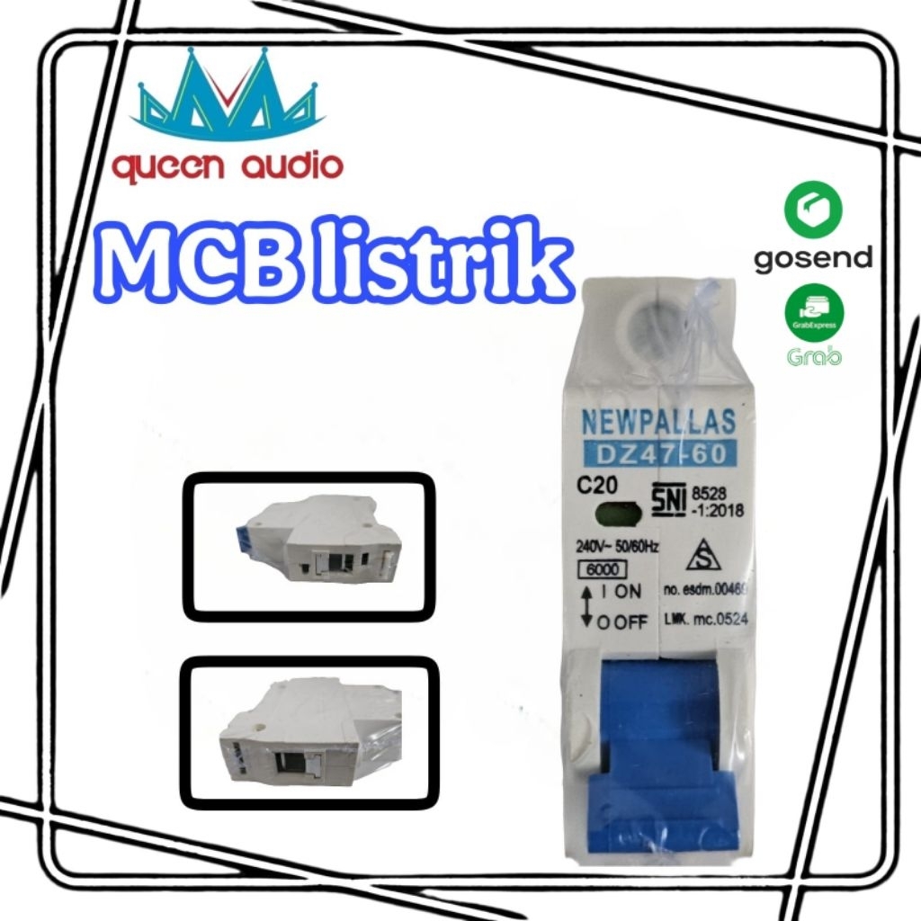 MCB listrik mini circuit breaker saklar listrik daya pemutus sirkuit listrik rumah
