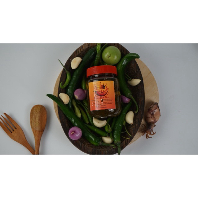 

Raja Sambal- Sambal Ijo Cumi 200ml- Sambal Bawang/Terasi/Teri Jengki/Cumi/Ijo Khas Padang/Ijo Cumi/Ijo Teri Jengki/Dendeng Balado