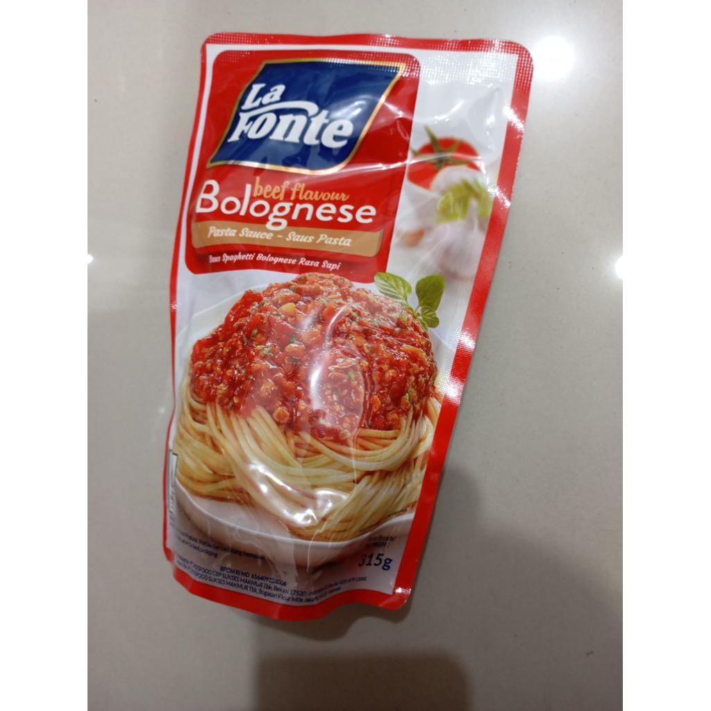 

LA FONTE Saus Pasta Bolognese Beef Chicken Spaghetti Sauce