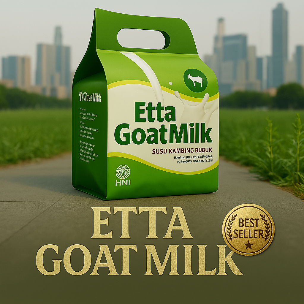 

Etta Goatmilk Susu Kambing Etawa Murni Halal Baik untuk Pencernaan & Stamina