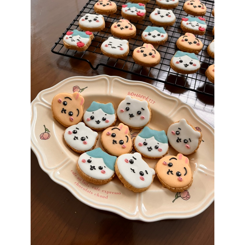 

Chiikawa Cookies Icing kue hias kue kering lucu bento bekal anak