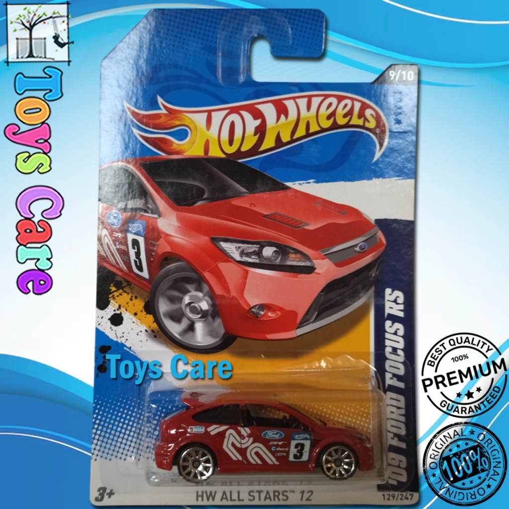 Hot Wheels 09 Ford Focus RS Merah 2012 HW All Stars