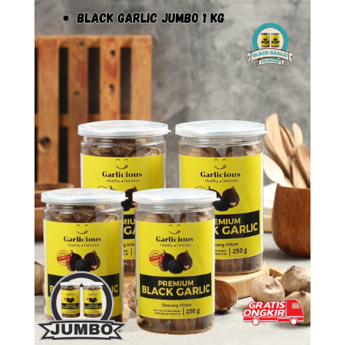

Garlicious Black Garlic Bawang Hitam Jumbo Premium 1kg