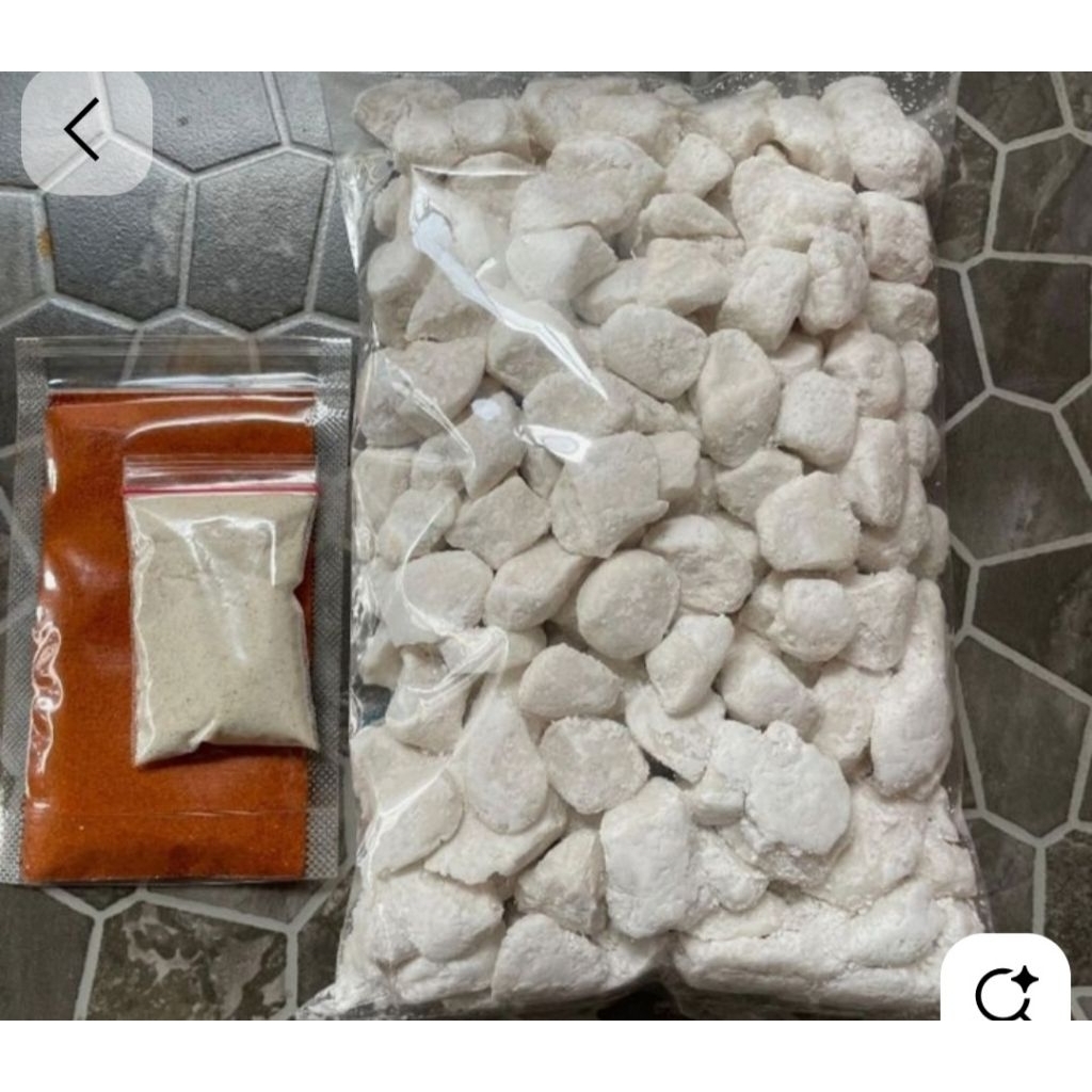 

Cimol Mentah 900 gr free bumbu/Cimol bandung