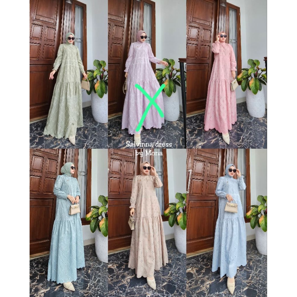 gamis bordir jepang by mona syar'i