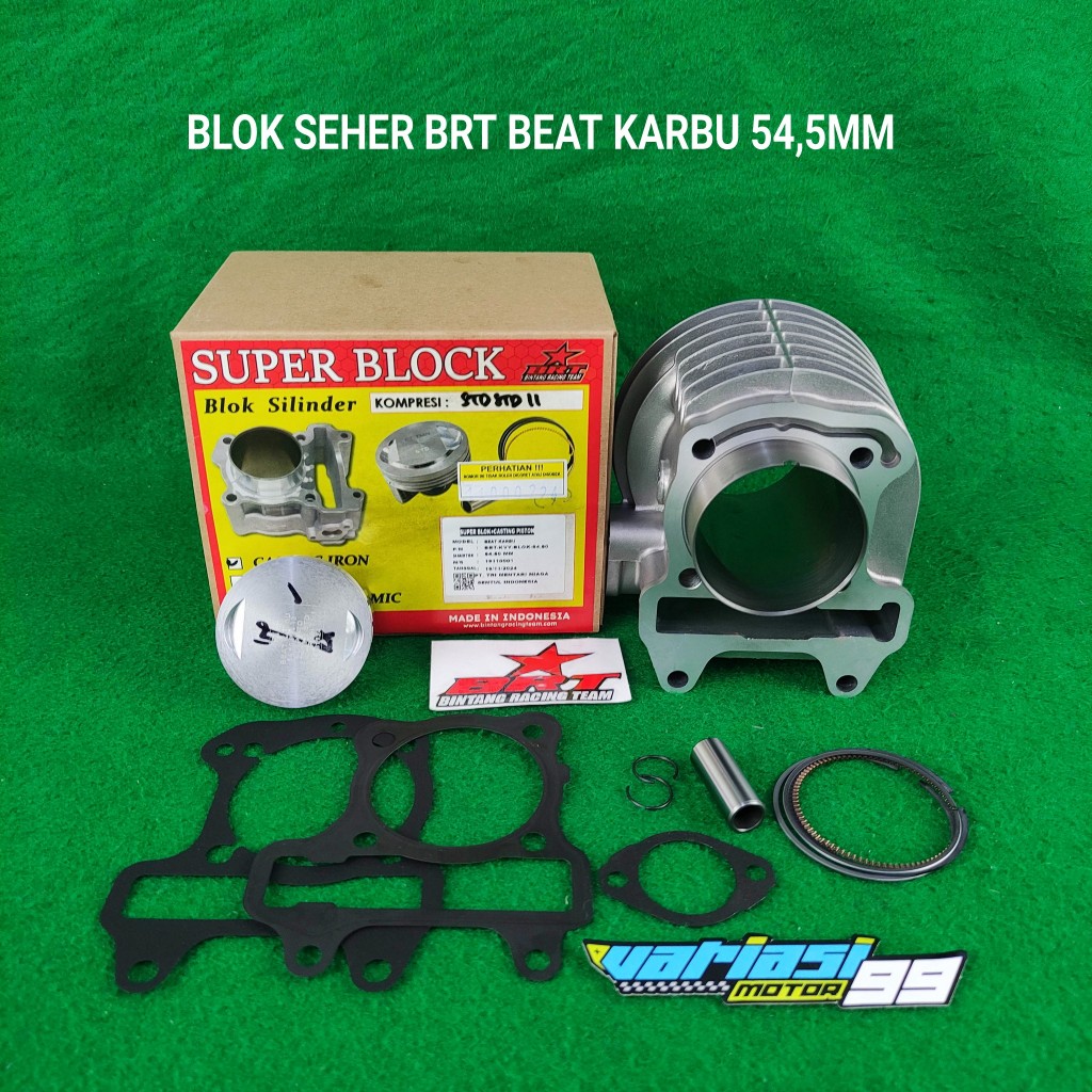 BLOK SEHER BORING BORE UP BRT BEAT SCOOPY KARBU BEAT KARBU SCOOPY KARBU 54,5MM