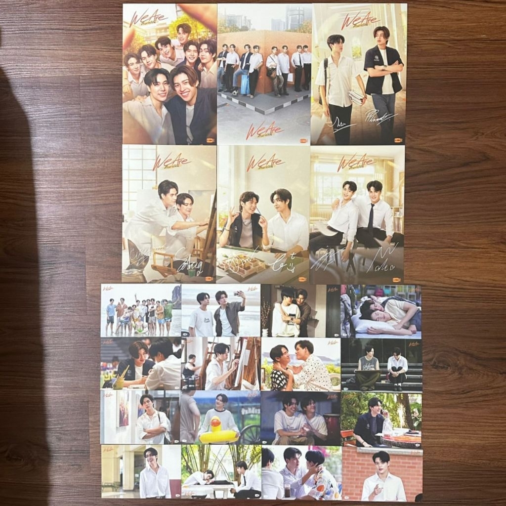 GMMTV Postcard We Are Series & Fancon Boxset - Pond Phuwin Winny Satang Aou Boom Marc Poon