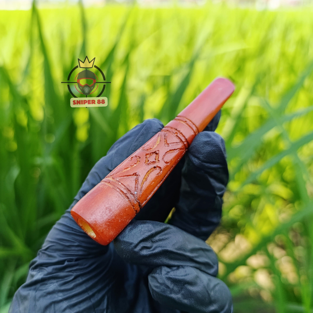 pipa once cangklong model ukir dayak premium