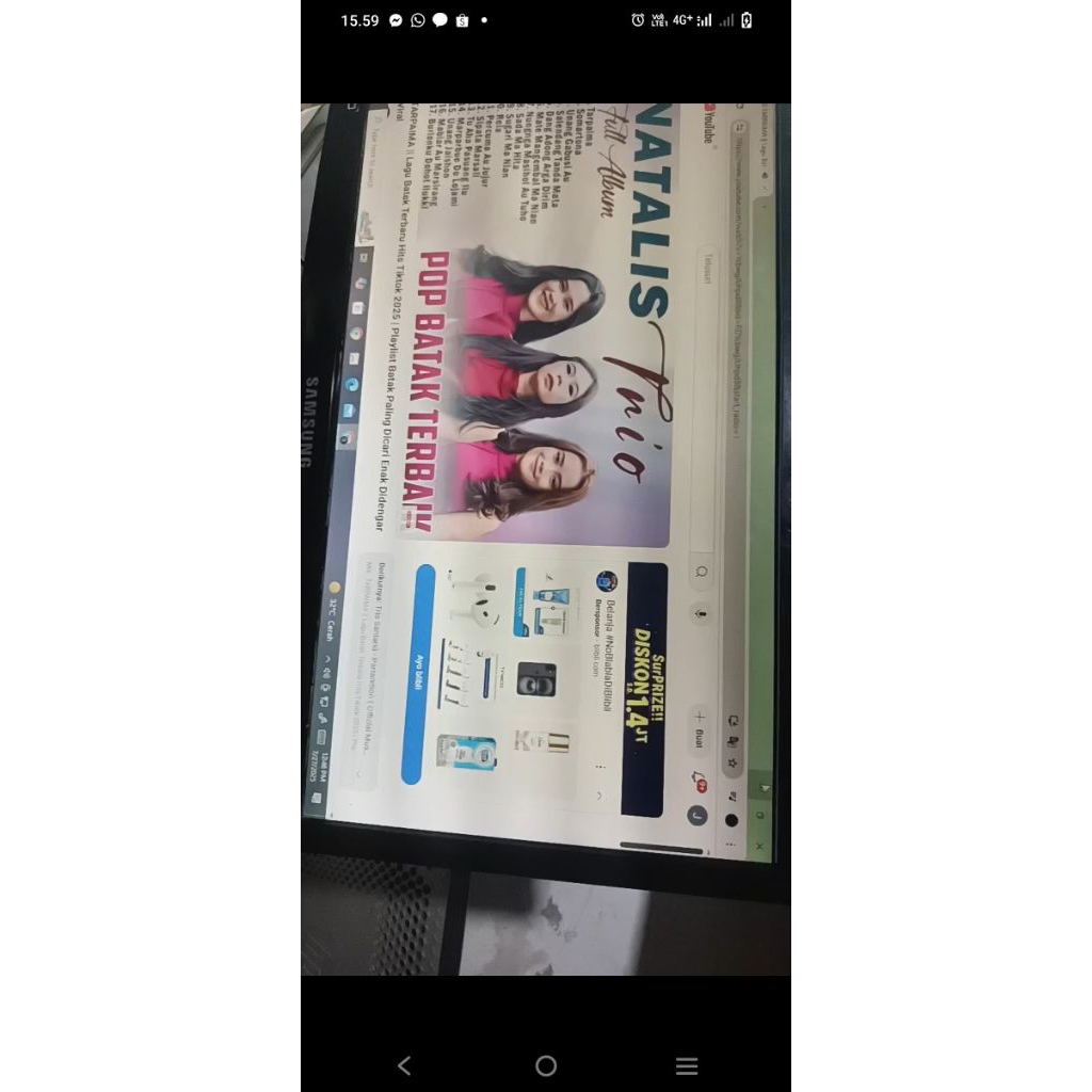 monitor komputer 19 minus Polaris tipis