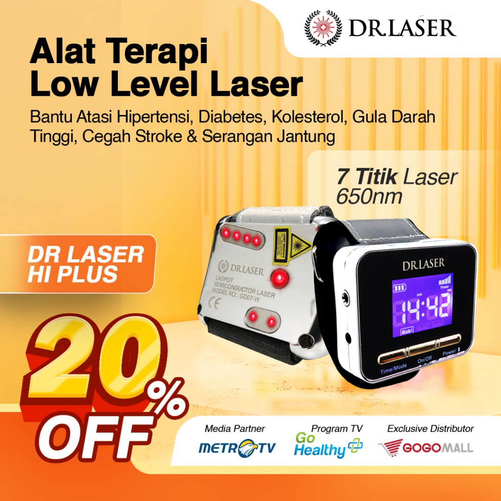 DR LASER HI PLUS GOGOMALL TERAPI TEKNOLOGI LASER UNTUK DIABETES