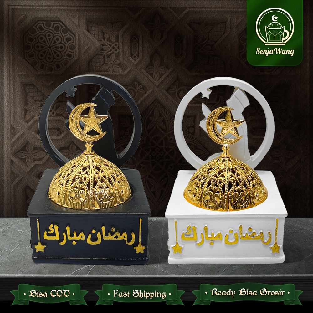 Tempat Bakar Dupa Mabkhara Bahan Resin Bukhur Arab Mabkhara Dupa Estetik Buhur Bakar Dupa-Puith/Hita