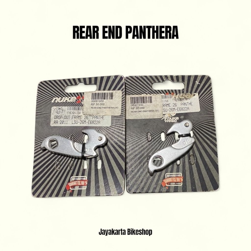 REAR END SEPEDA PANTHERA NUKEHEAD ORIGINAL | DROPOUT FRAME BELAKANG MTB PANTHERA NUKEHEAD ORI