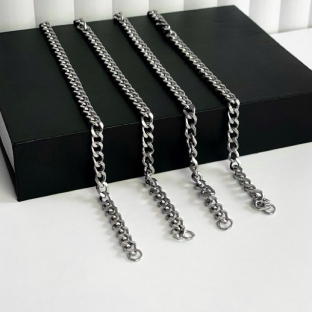 Gelang Rantai Kecil Pria | Titanium || Sanshine