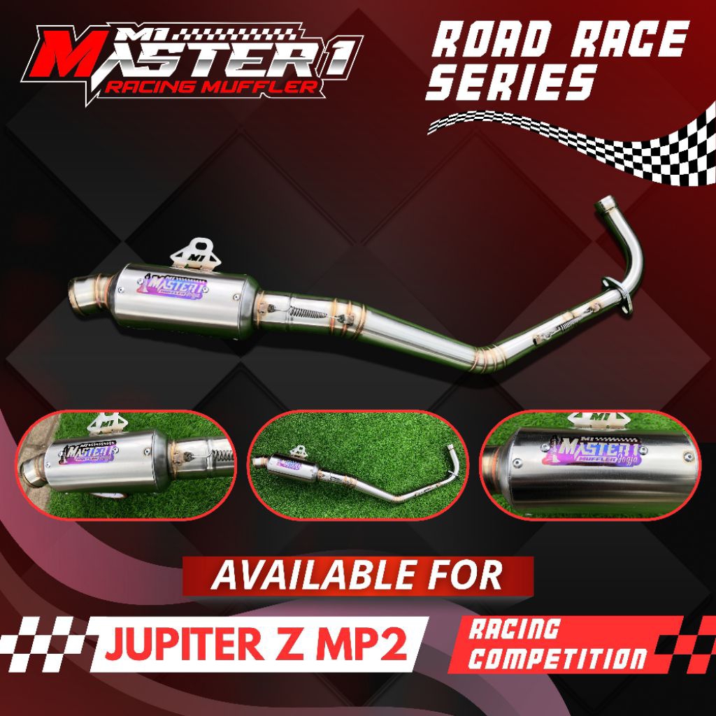 Knalpot Jupiter Z 5tp road race 130cc MP2 MP4 Master 1 Original jogja
