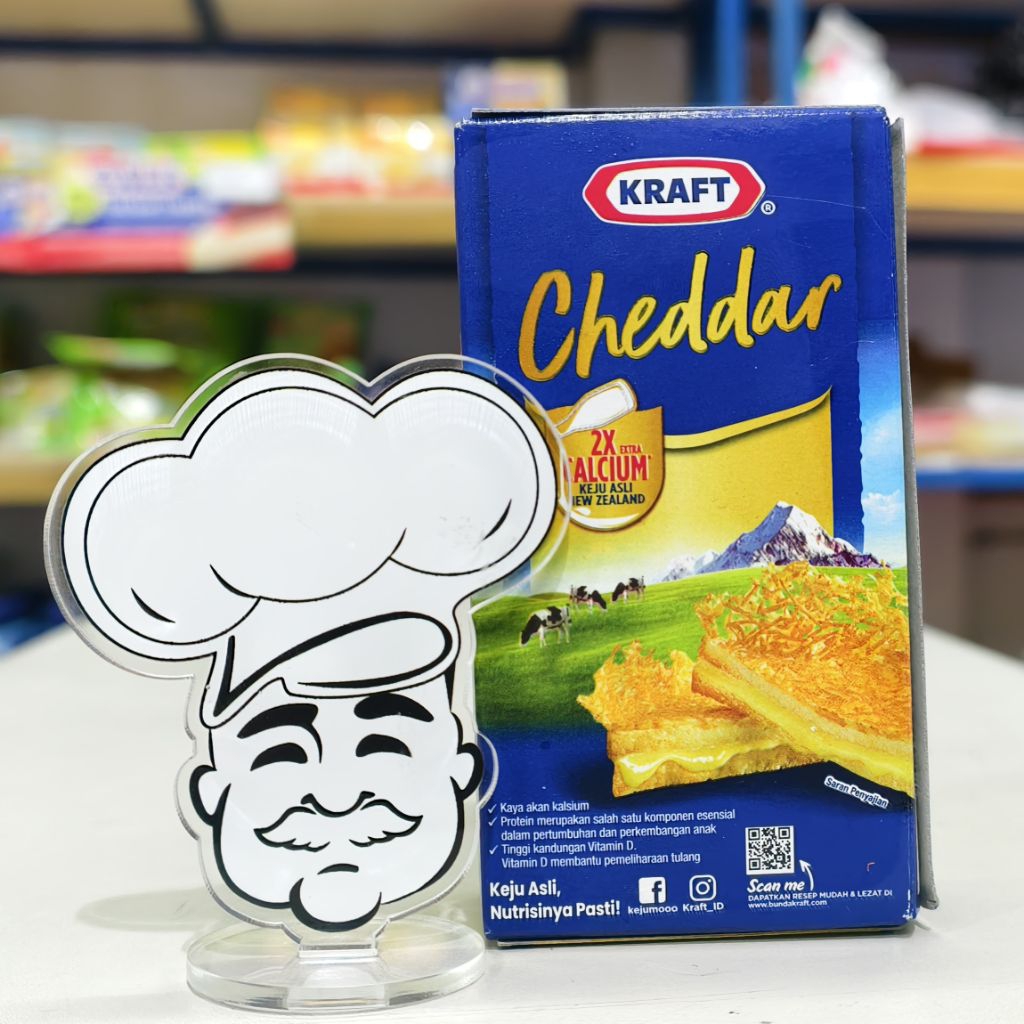 

Keju Kraft Cheddar 165Gr / Keju Parut Kraft 165Gr
