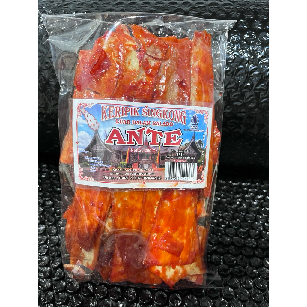 

Keripik Singkong Balado Ante 200gr