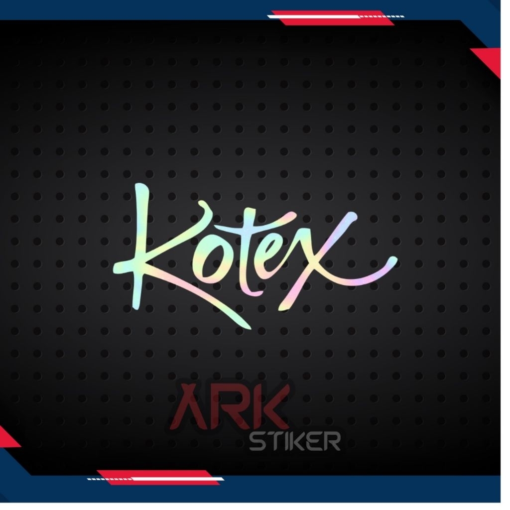 

Cutting Sticker Kotex