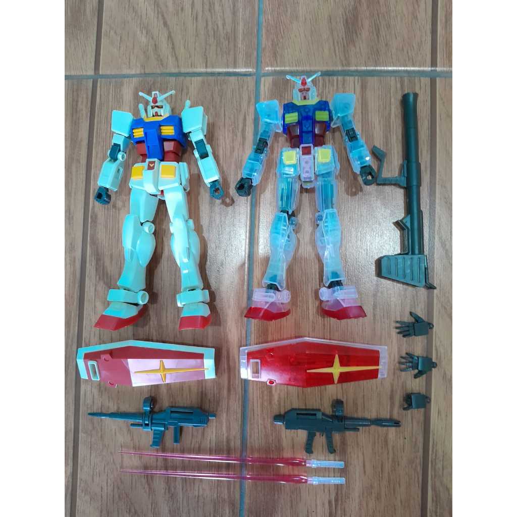 Gundam Rx 78 clear version & EG Gundam rx78 Bandai