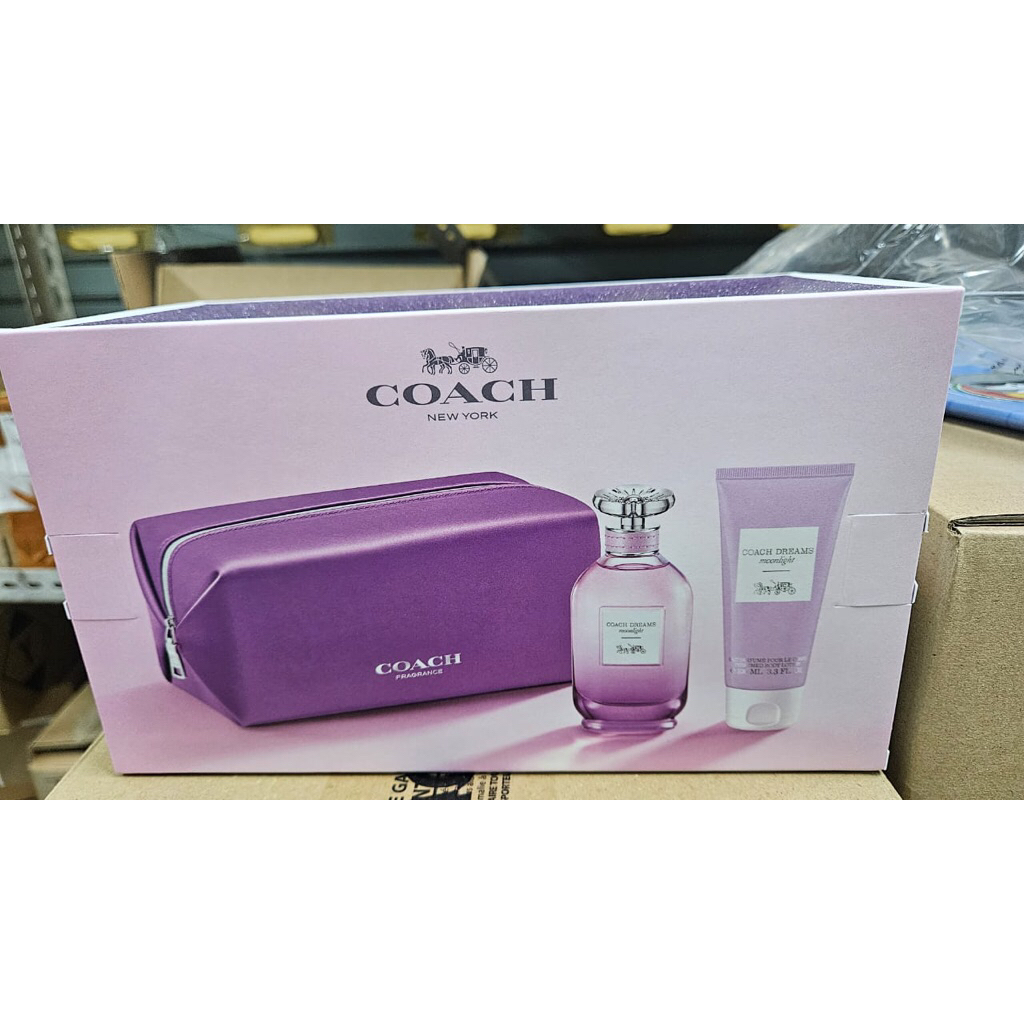 Coach Dreams Moonlight Gift Set ( 3 item ) - Parfum Original