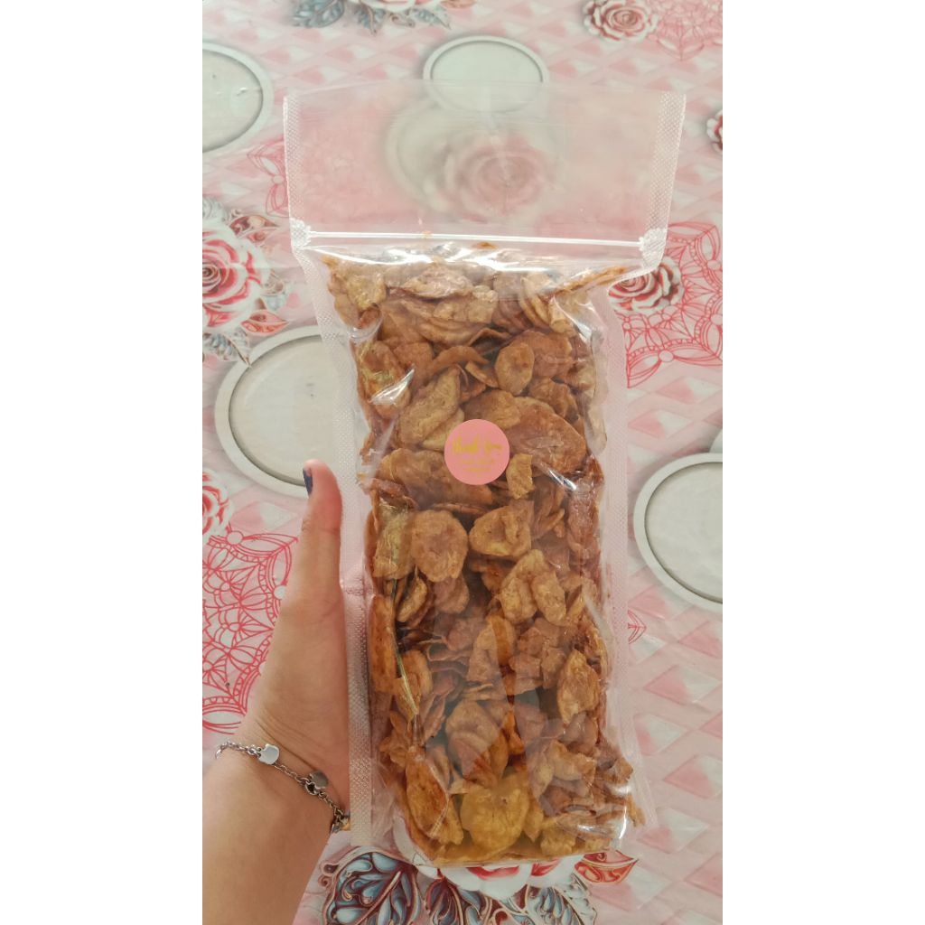 

Keripik pisang manis - pouch besar ya