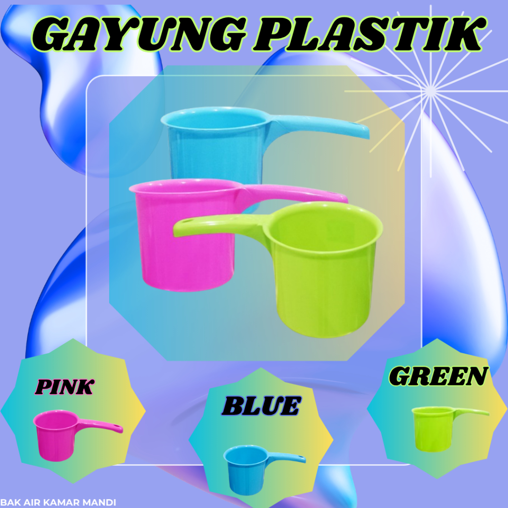 Gayung Plastik Multifungsi – Cocok untuk Mandi, Wudhu, Dapur | Tahan Panas & Tebal