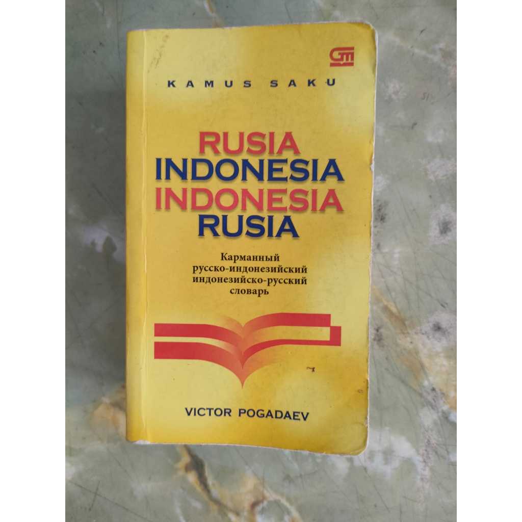 Kamus Saku Bahasa Rusia - Indonesia, Indonesia - Rusia, Original.