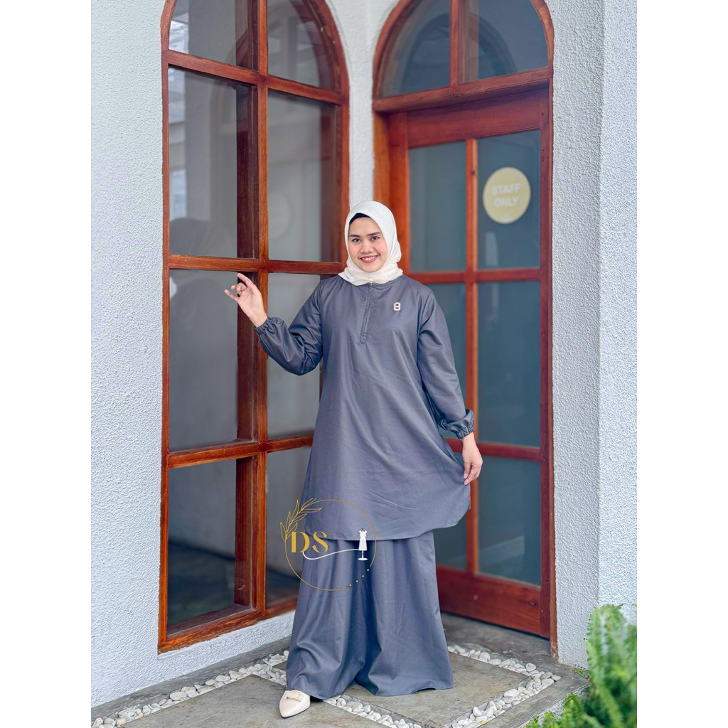 GAMIS KERJA MELAYU FULL TOYOBO ABU BASAH/HITAM PDH ASN KEMENAG