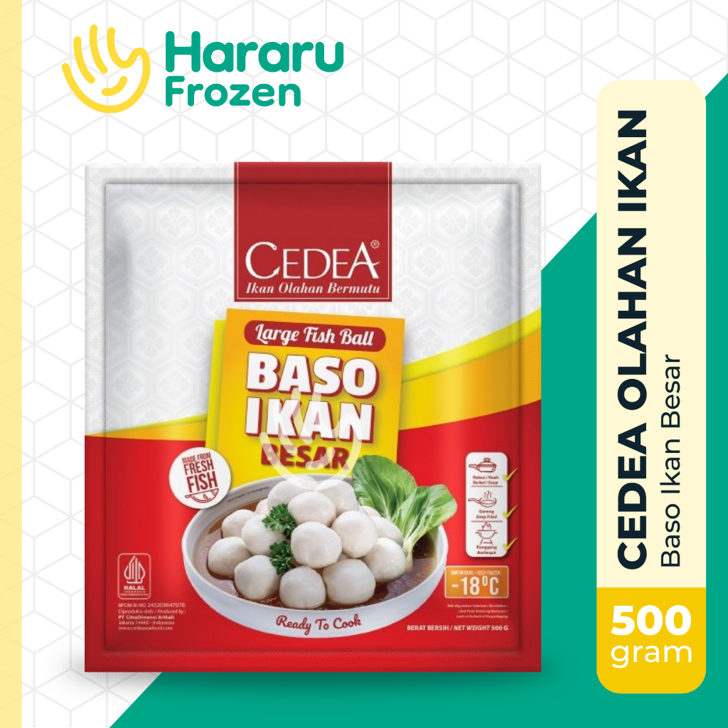 

CEDEA Baso Ikan Besar | Bakso Ikan | Fish Ball 500 Gram