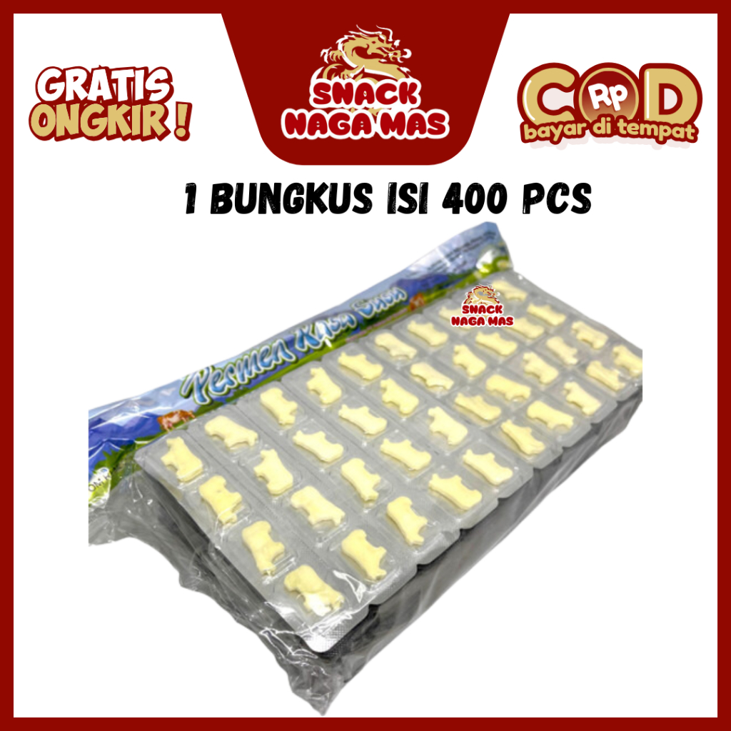 

PERMEN RASA SUSU BENTUK SAPI JADUL [1 BUNGKUS ISI 400 PCS]