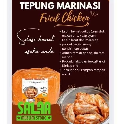 

tepung marinasi premium kemasan 250gr