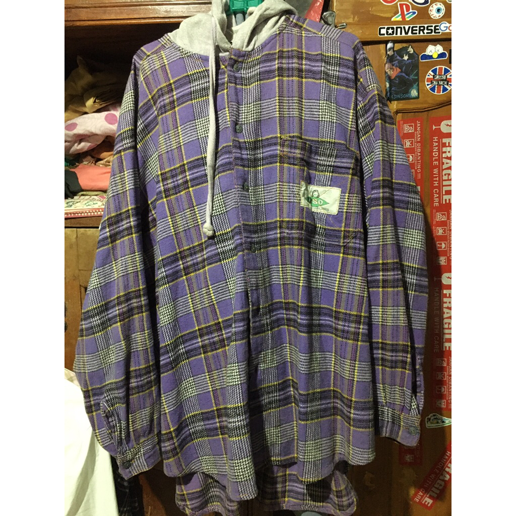 Flannel Hoodie Quick Silver Second