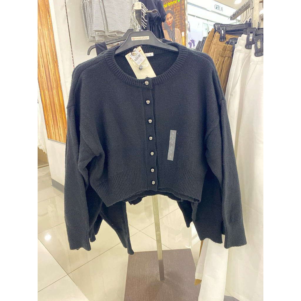 Zes cardigan wanita bahan tebal size M-XL