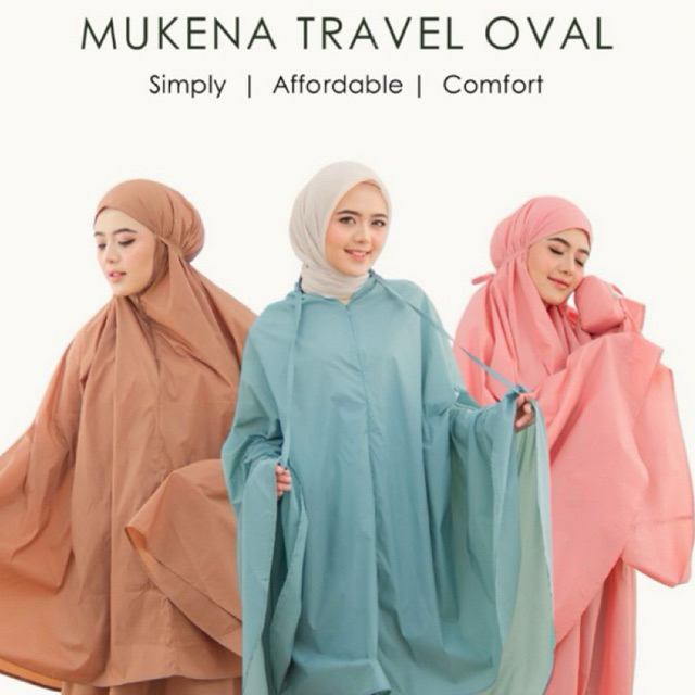Leeza Hijab - Mukena Travel Oval Minimalis