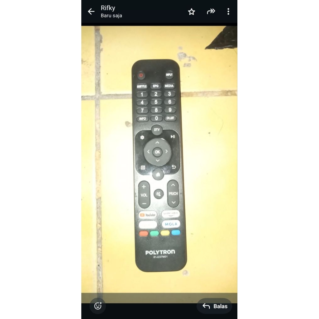remote tv led polytron seri pld