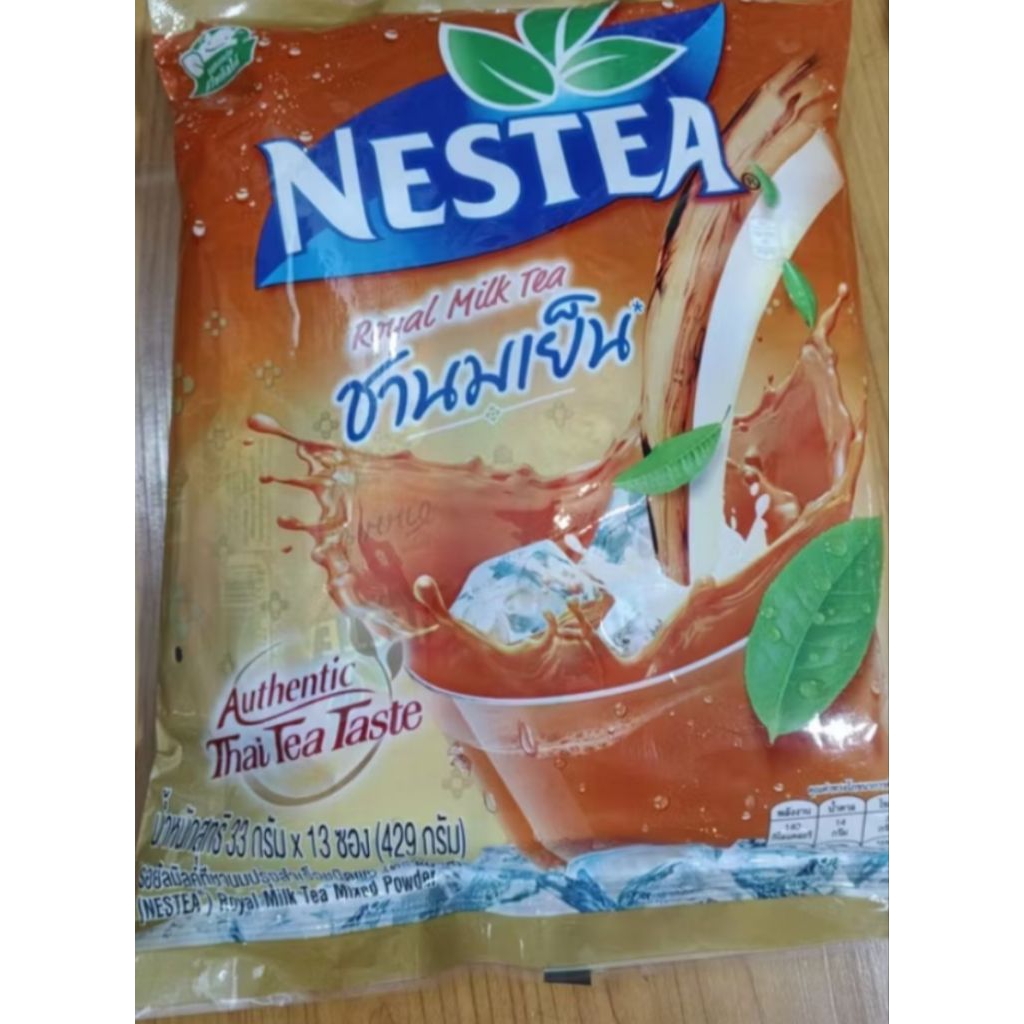 

Nestea Royal Milk tea / Thai Milk tea Halal. 1 pak isi 13 sachet x 33gr Original