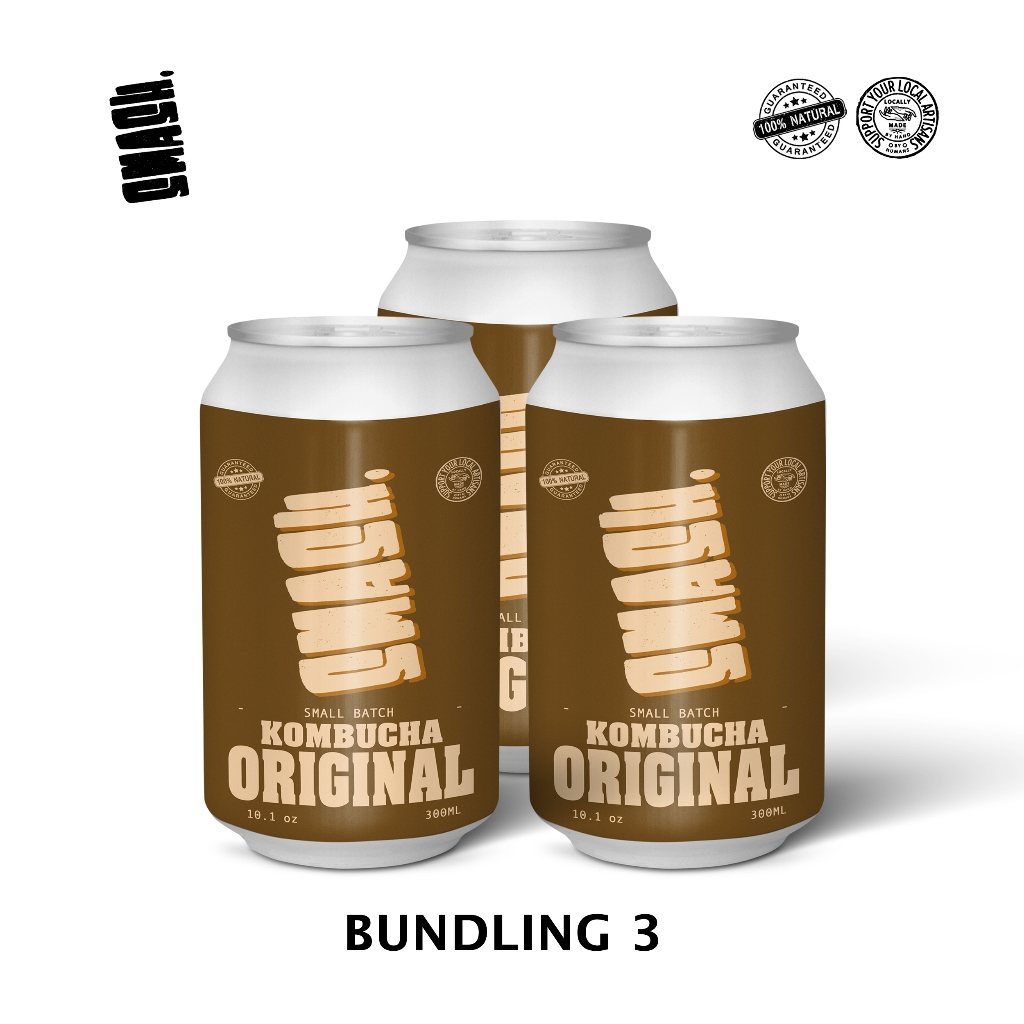 

SMASH Kombucha Black Tea Original 300ml | Bundling
