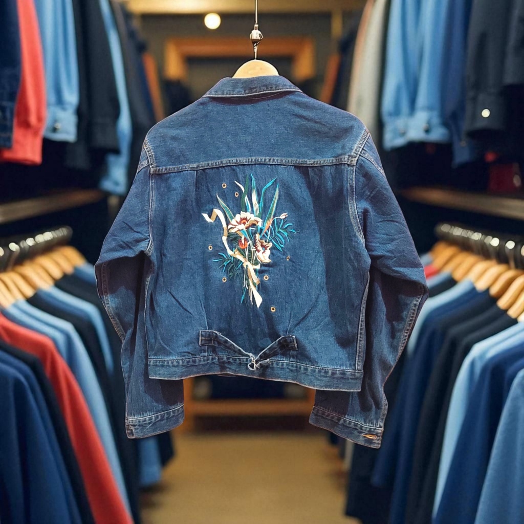 Sherly Butik - Jaket Jeans Wanita Denim Azul Masih Baru / New Ber tag