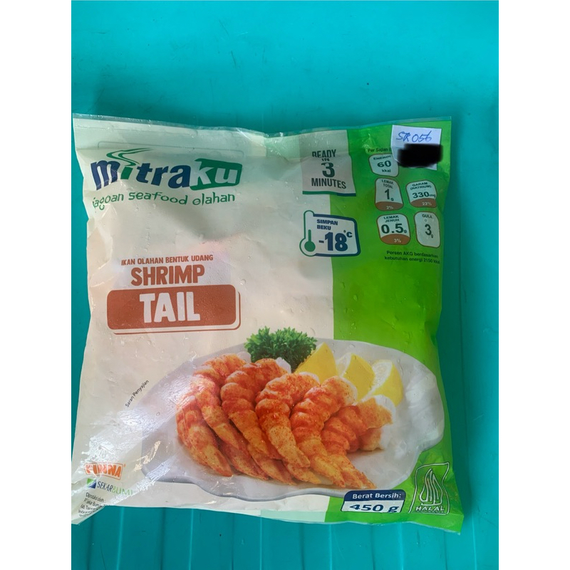 

SR056 MK Shrimp Tail 450 gr (Frozen Food)